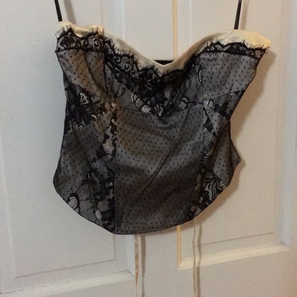Lace bustier worn once